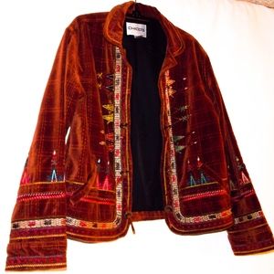 Boho Embroidered Festival Jacket Tribal Ethnic